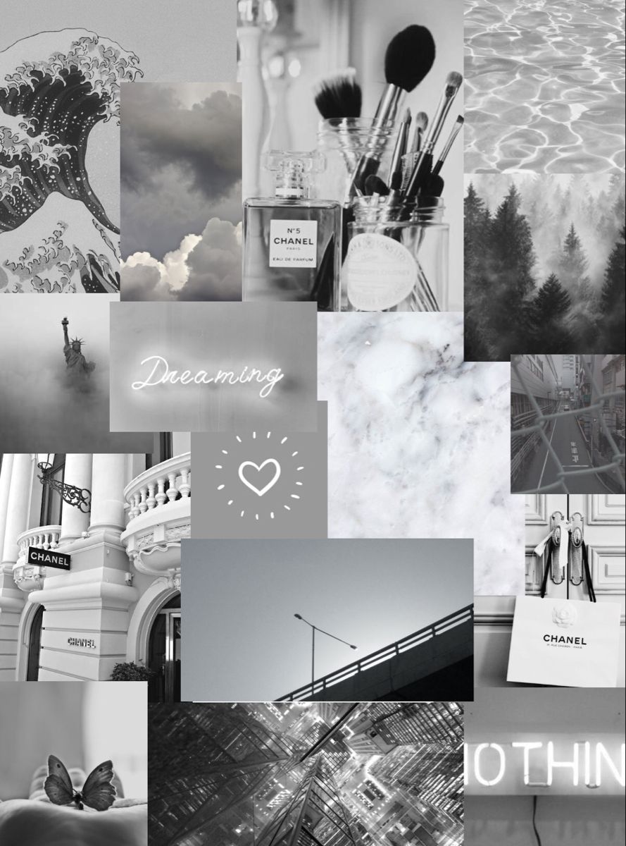 Gray Collage. Aesthetic collage, iPhone wallpaper tumblr aesthetic, Money wallpaper iphone