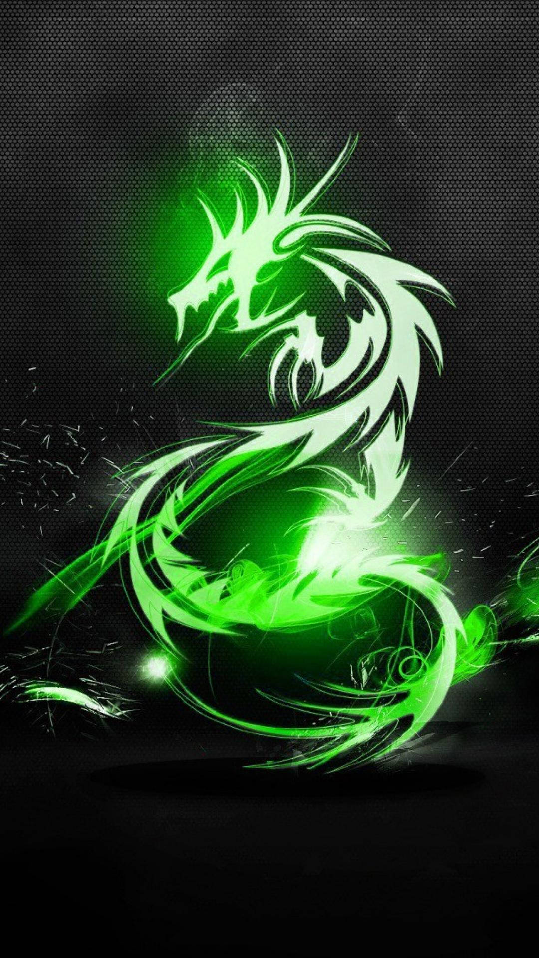 Green Dragon Wallpaper Full HD, 4K Free to Use