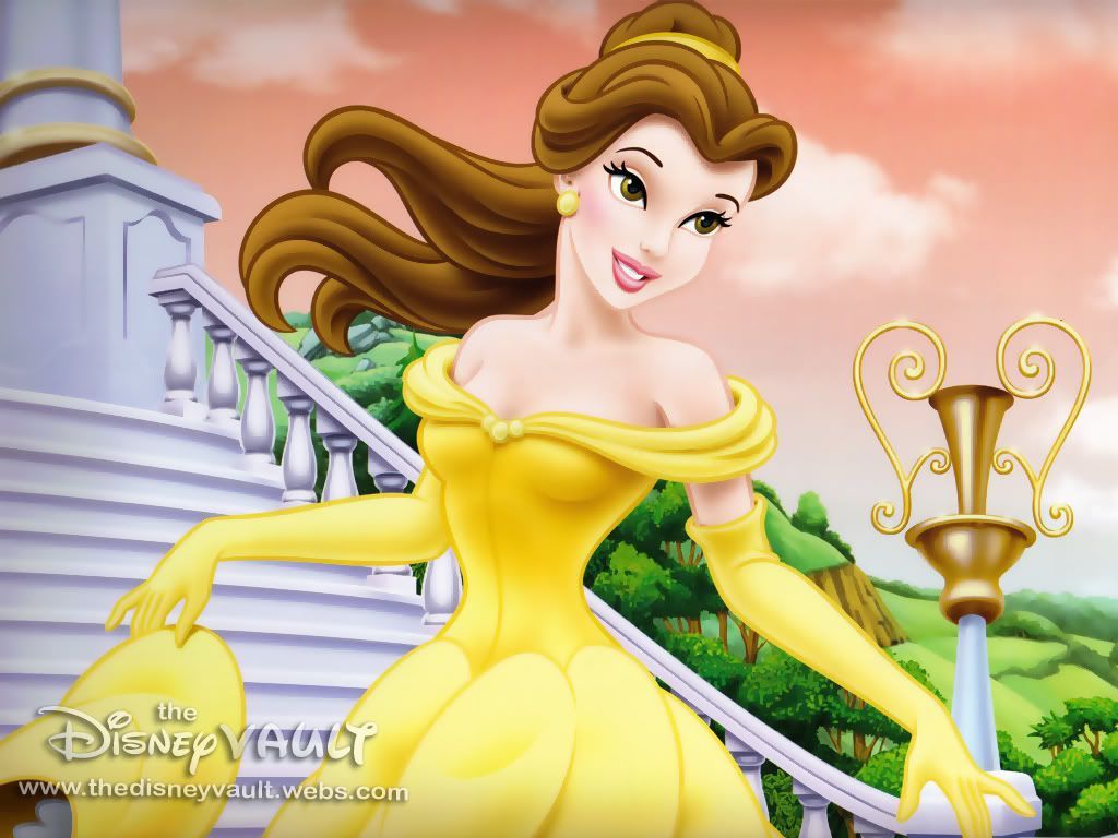 Sweet and Nice Disney Princess Belle Wallpaper