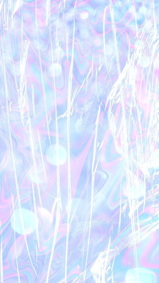 A holographic background with a white outline - Holographic
