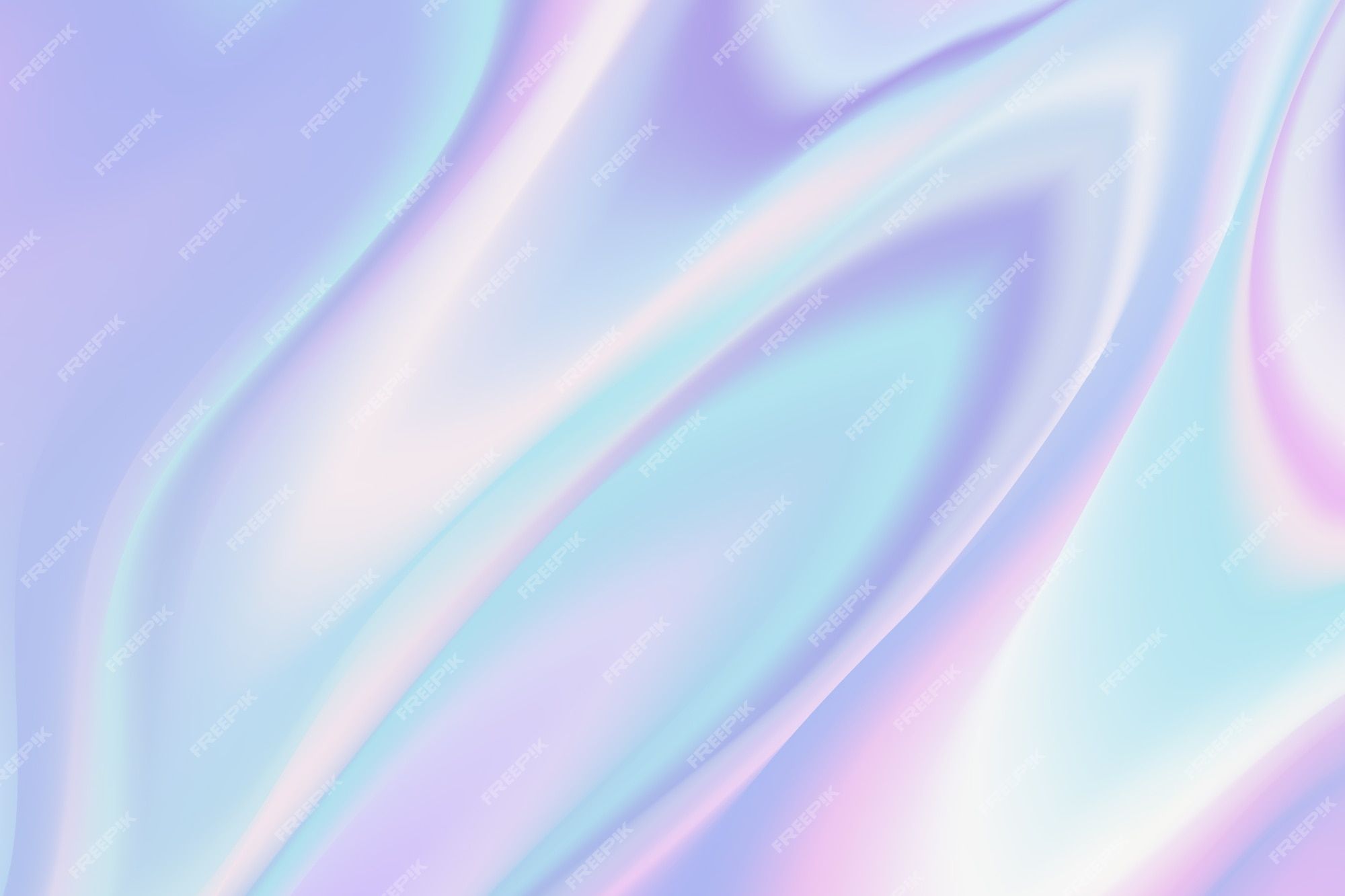 A pastel abstract background with flowing liquid textures - Holographic