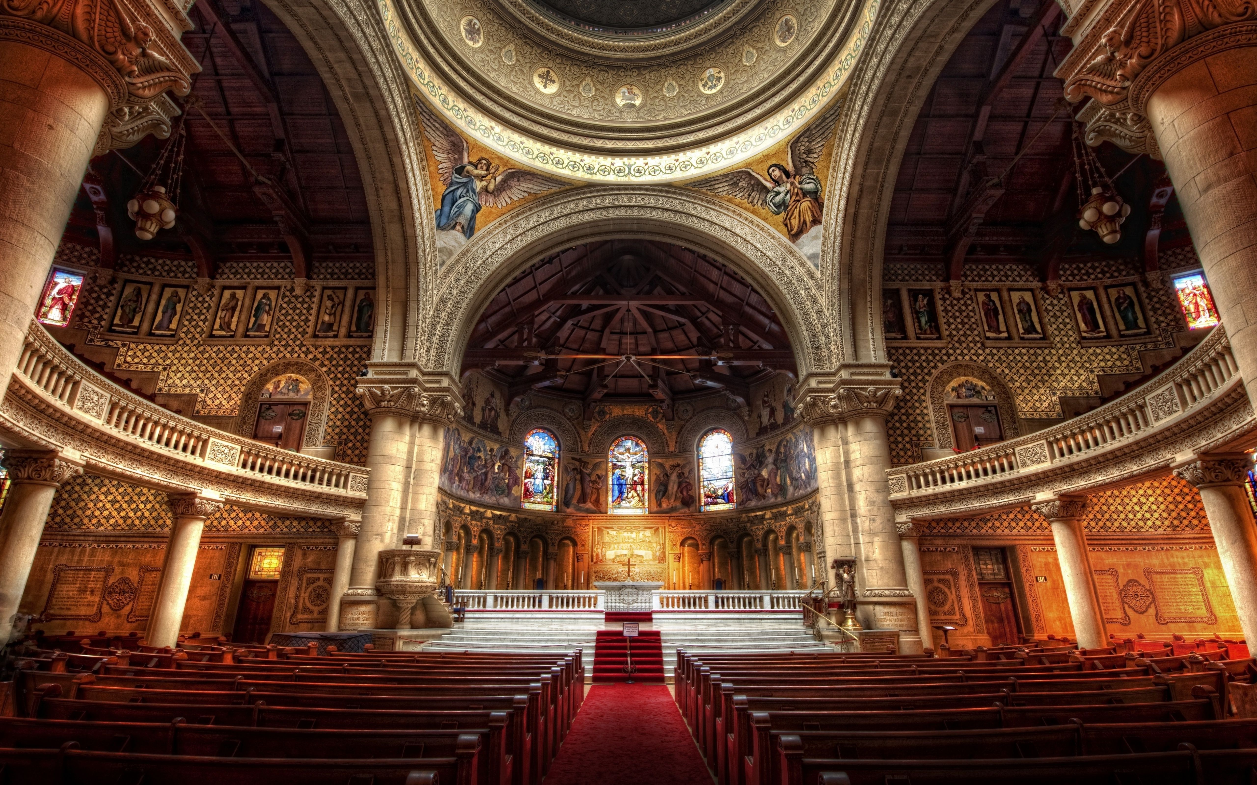 Mobile wallpaper: Stanford Memorial Church, Stanford Church, Stanford, Churches, Church, Interior, Cathedral, California, Religious, 348228 download the picture for free