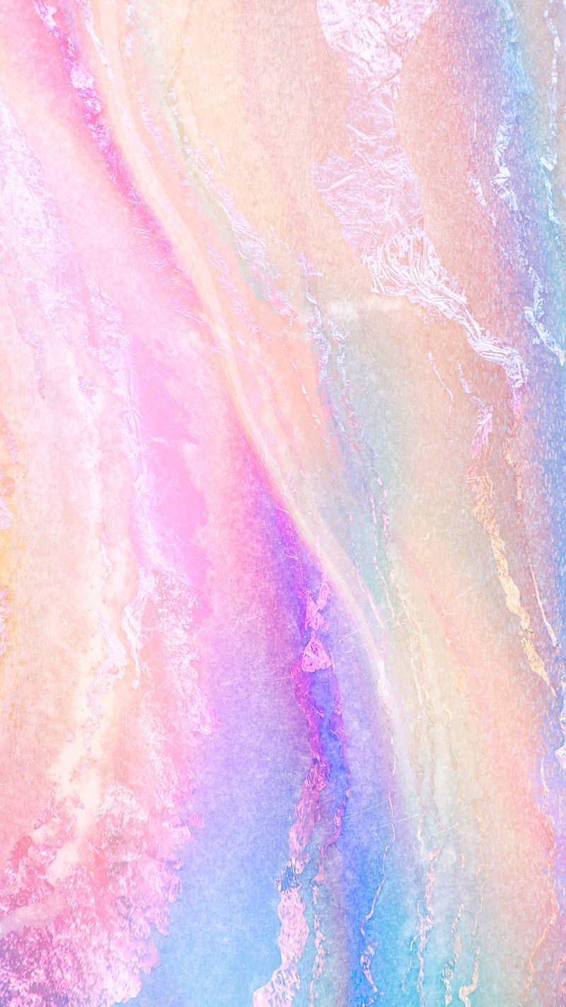 A pink and blue marble background - Holographic
