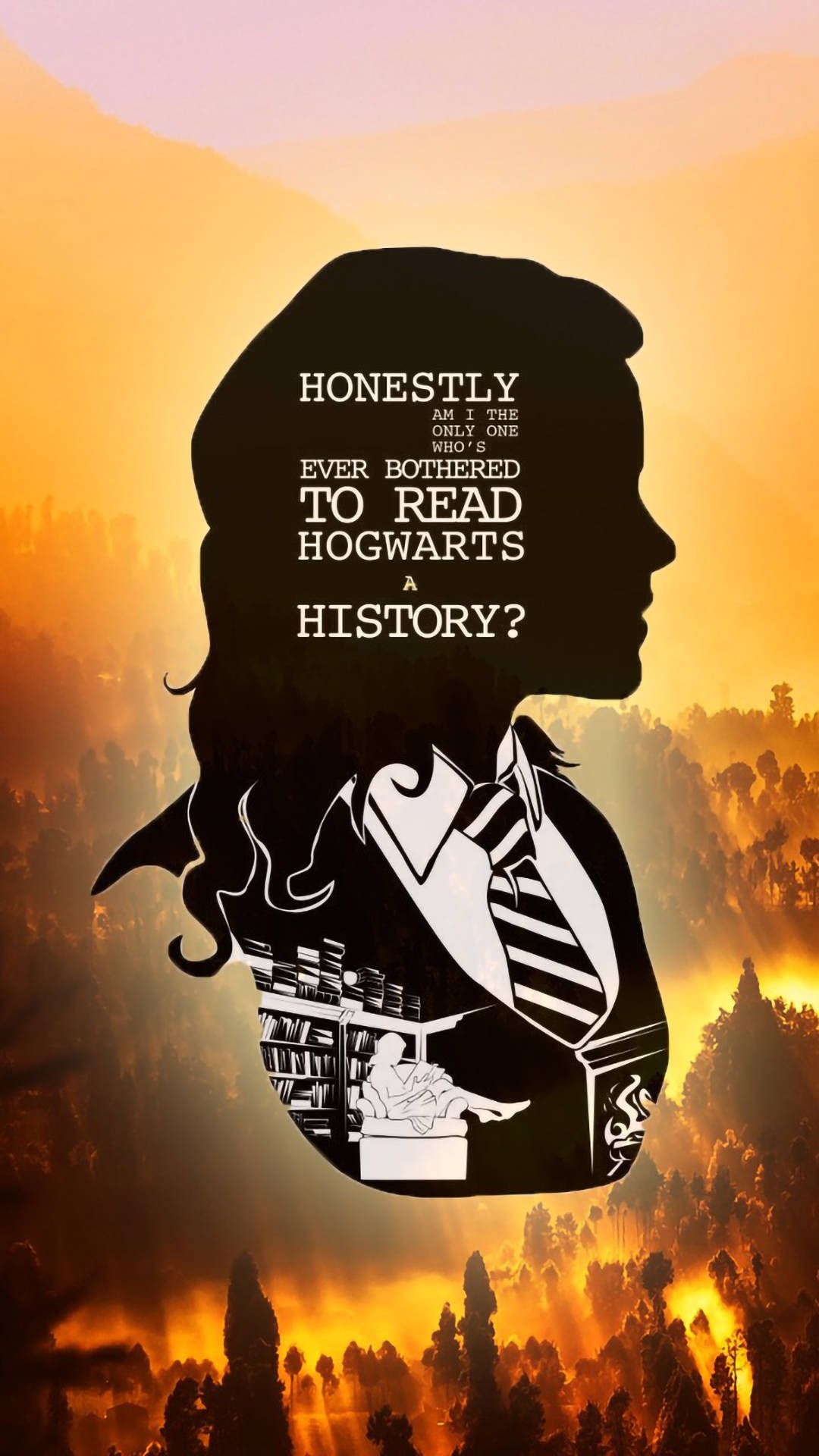 A poster for the movie, honesty is not always history - Harry Potter