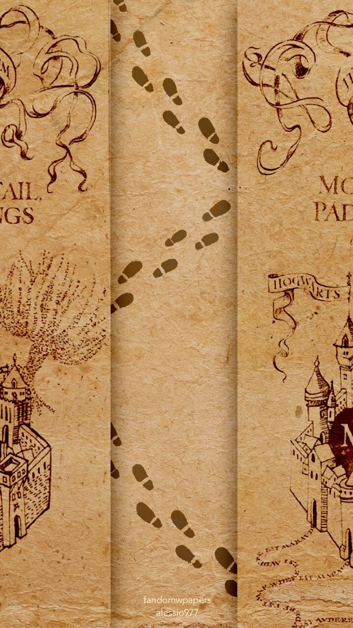 Harry Potter wallpaper with the Marauder's Map - Harry Potter
