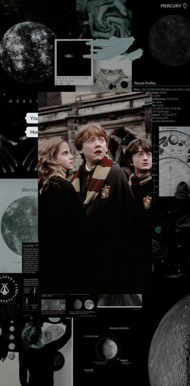 A collage of images with harry potter and other characters - Harry Potter