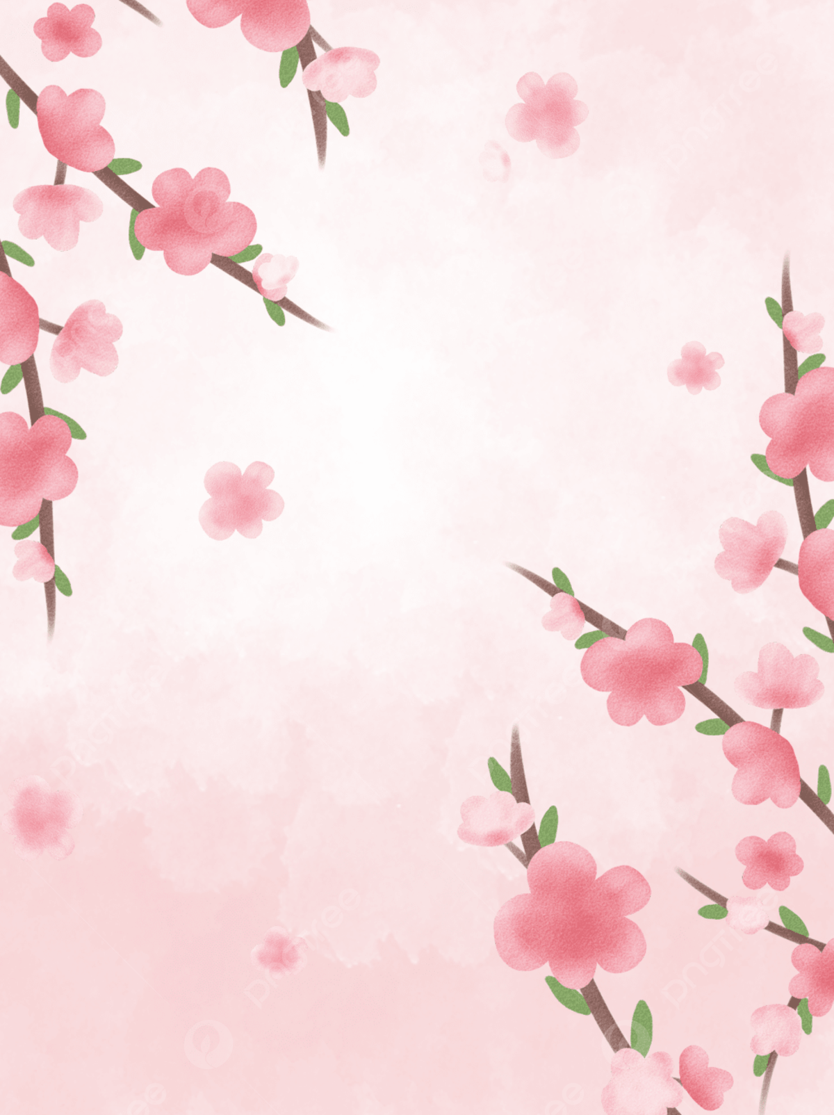 Romantic And Aesthetic Cherry Blossom Festival Background Wallpaper Image For Free Download