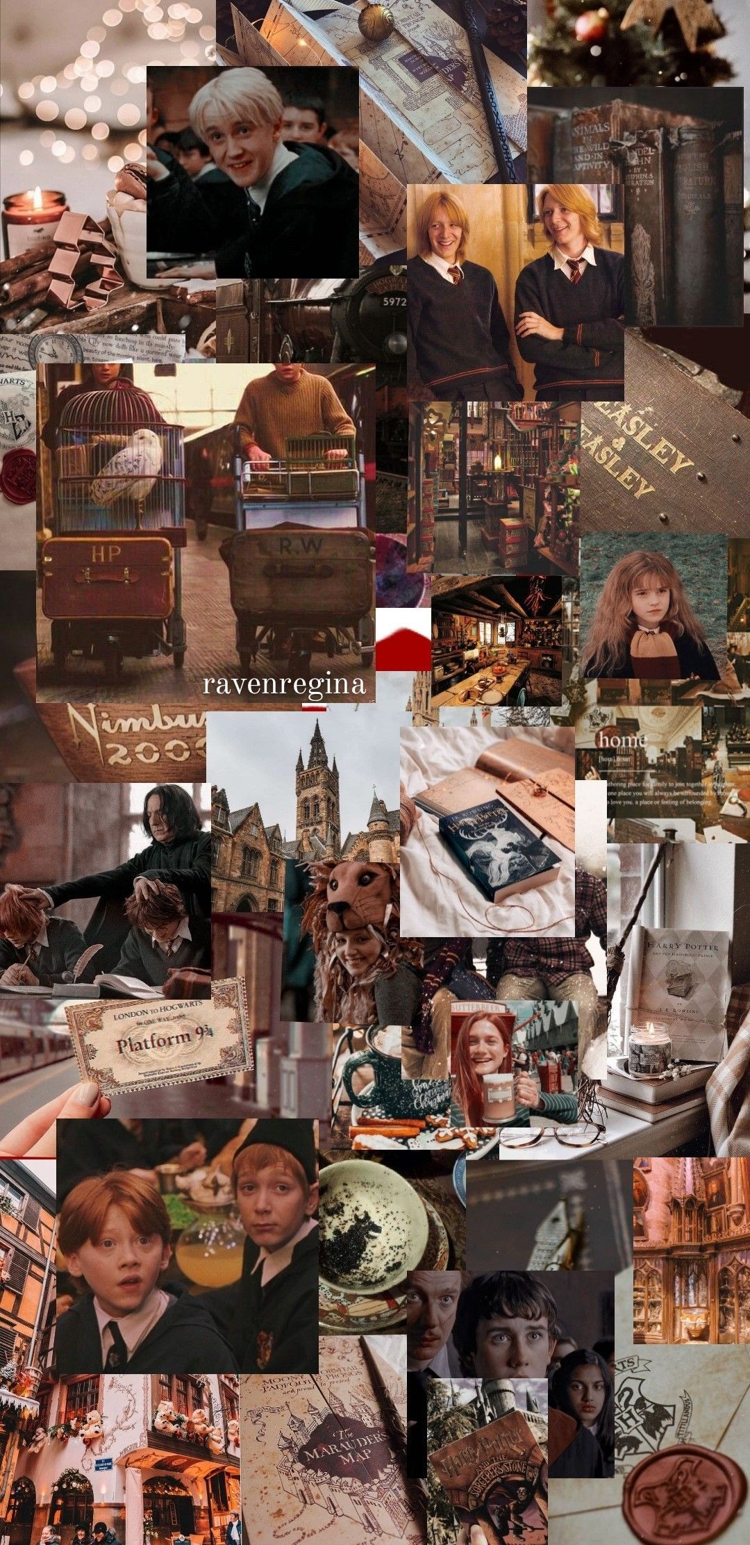 Harry potter wallpaper collage aesthetic. Harry potter wallpaper, Harry potter illustrations, Harry potter