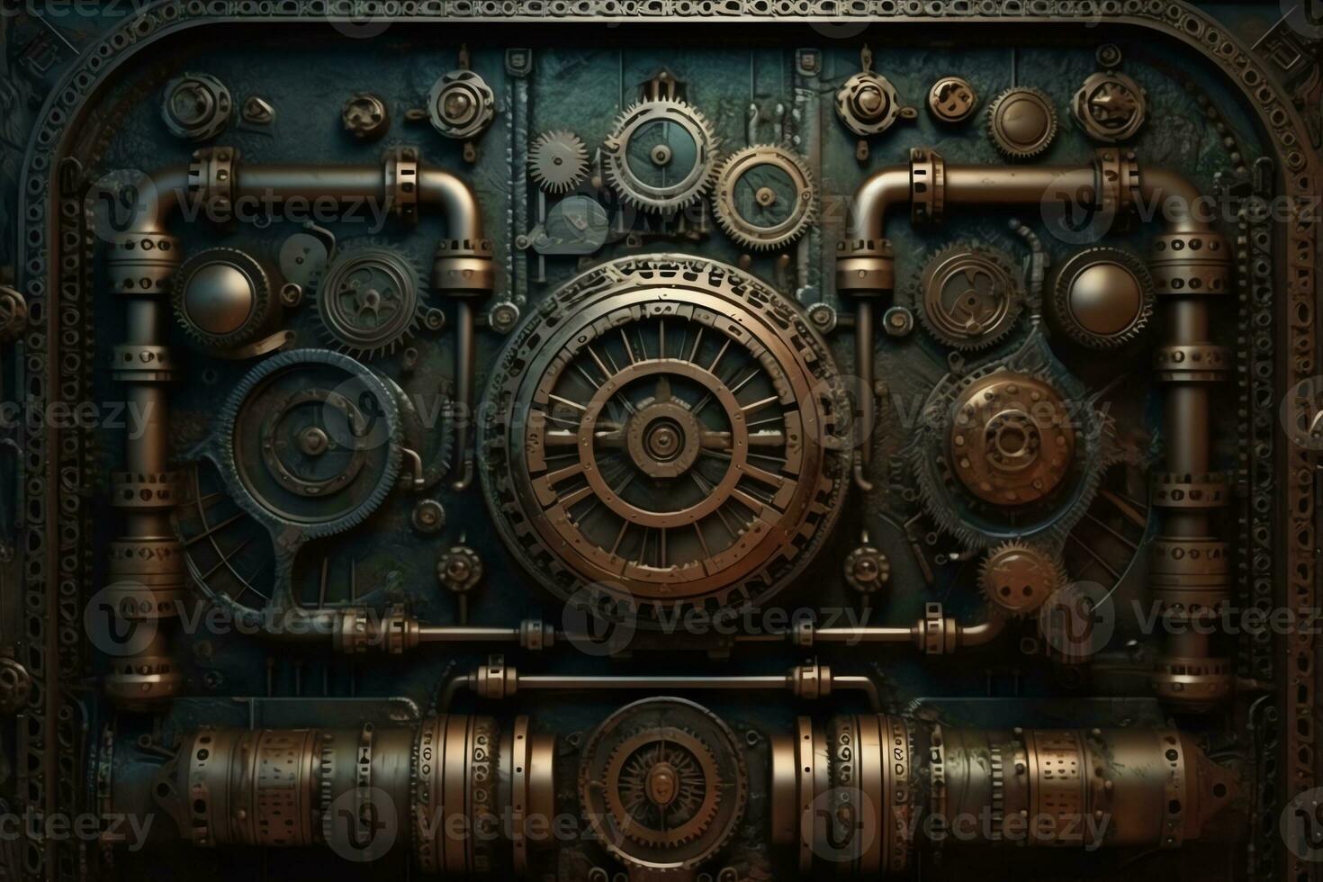 Dark scifi steampunk texture background design