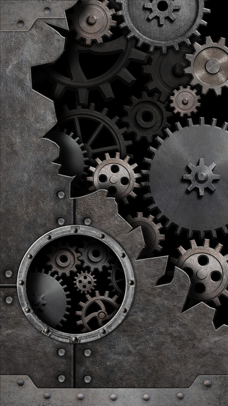 An image of a machine with gears and cogs - Steampunk