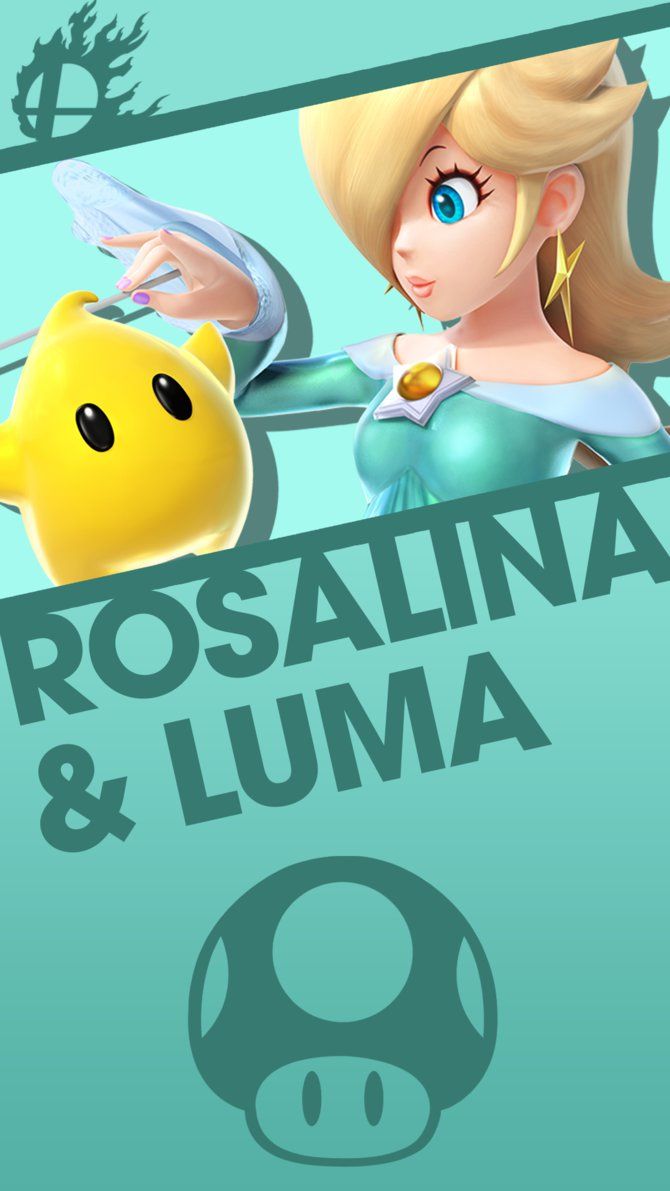 Rosalina and Luma Smash Bros. Phone Wallpaper by MrThatKidAlex24. Smash bros, Nintendo super smash bros, Super mario bros