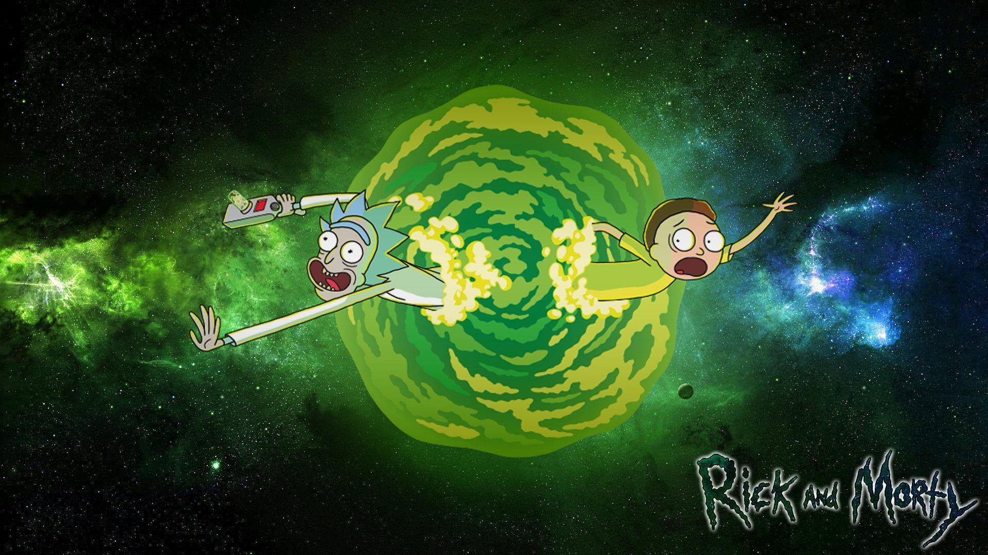 Rick and Morty in the middle of the universe - Rick and Morty