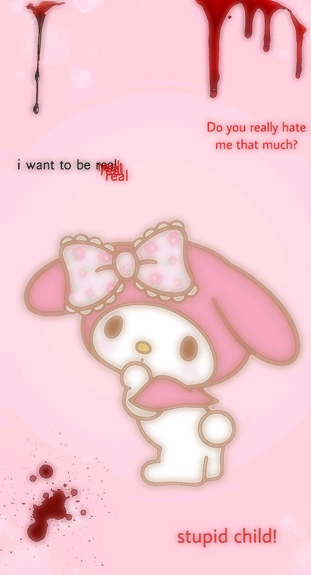 My Melody wallpaper for phone - Traumacore