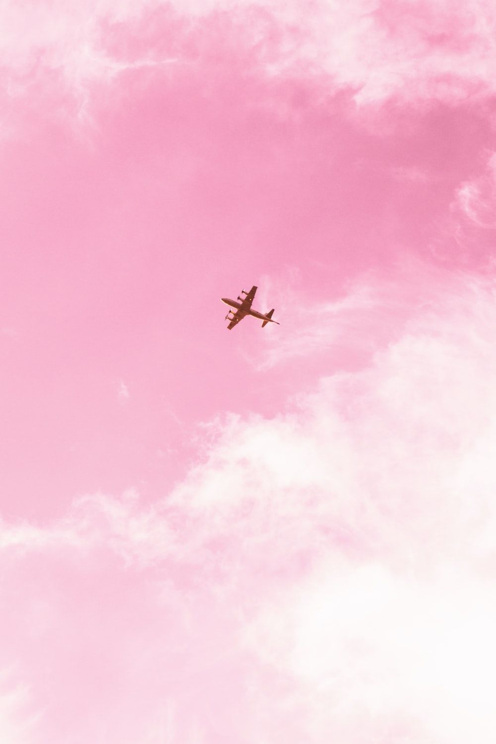 Airplane in the sky during daytime photo