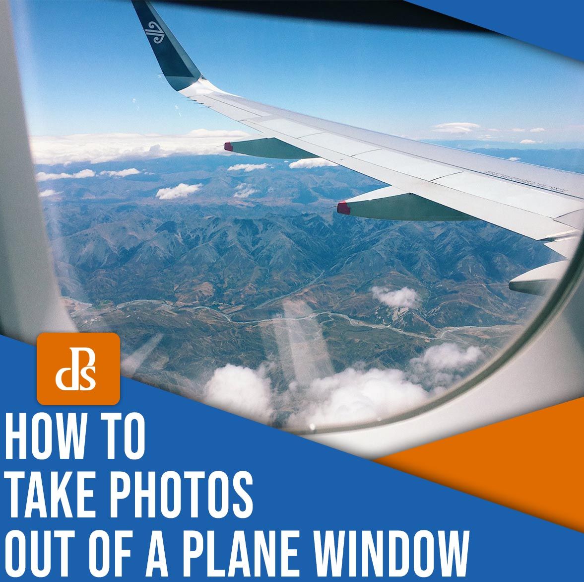 How to take photos out of a plane window - Airplane