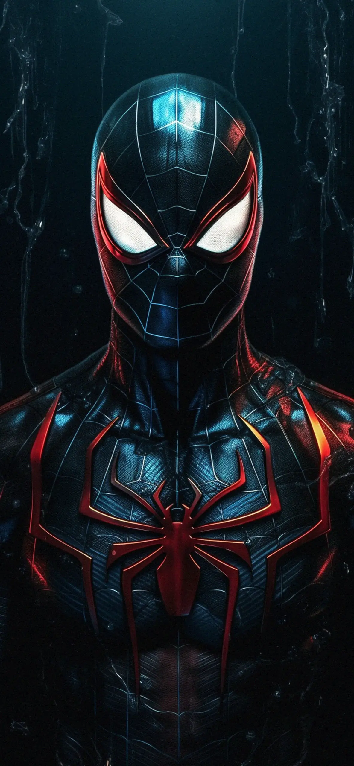 Spider Man Deep Dark Wallpaper 4K Marvel Wallpaper