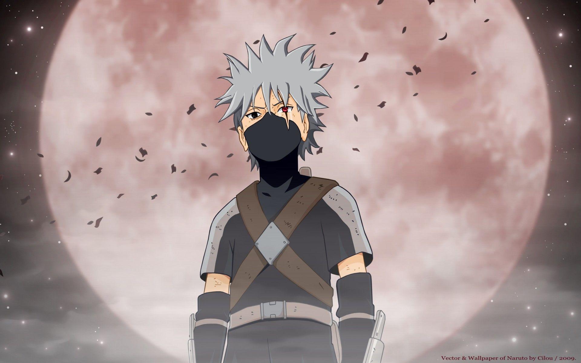 1920x1200 Kakashi Hatake, also known as the 7th Hokage, is a character from the popular anime series Naruto. He is a member of the elite ninja team, the Anbu. - Kakashi Hatake