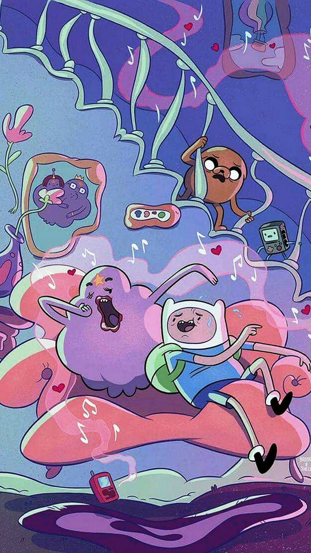 Adventure Time wallpaper for iPhone with high-resolution 1080x1920 pixel. You can use this wallpaper for your iPhone 5, 6, 7, 8, X, XS, XR backgrounds, Mobile Screensaver, or iPad Lock Screen - Adventure Time