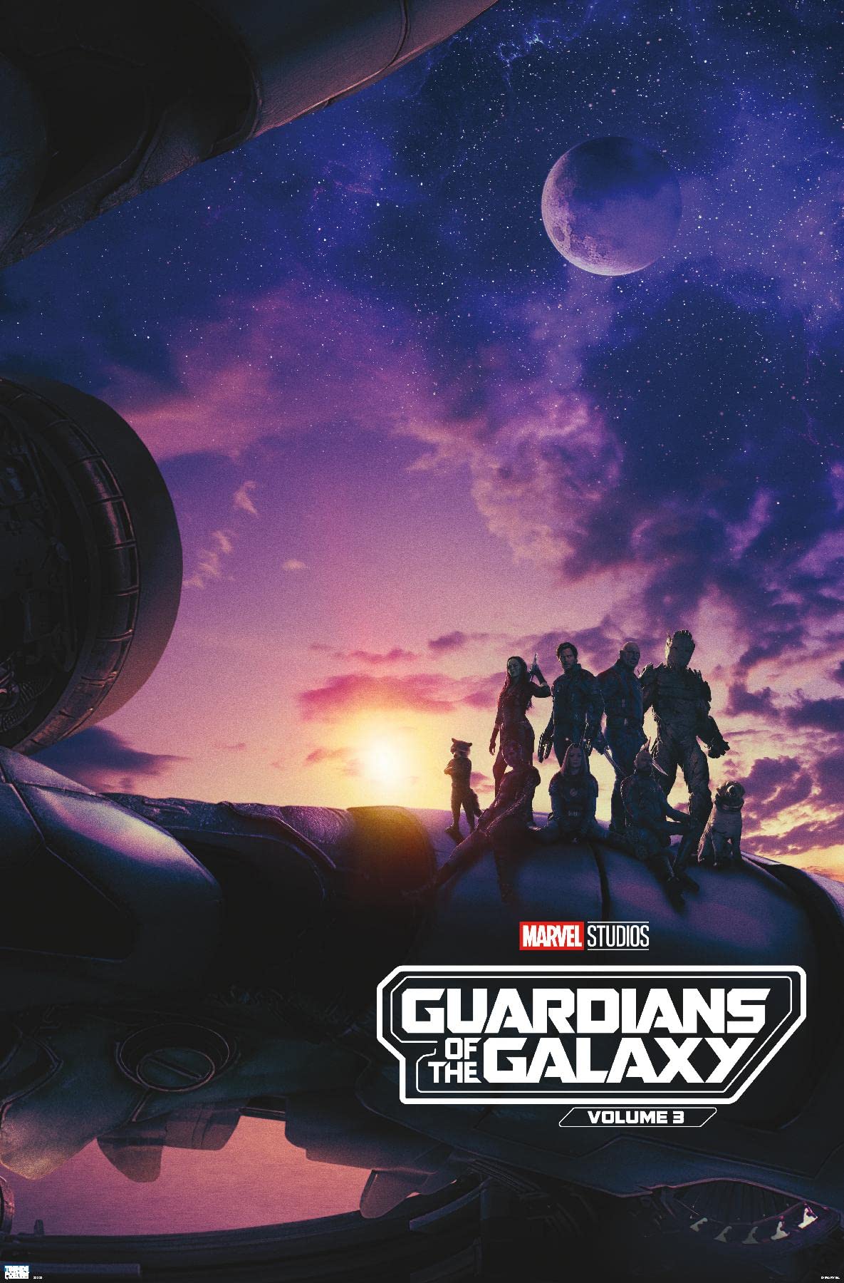 Trends International Marvel Guardians of the Galaxy Vol. 3 One Sheet Wall Poster, 14.72 x 22. Premium Unframed Version : Everything Else