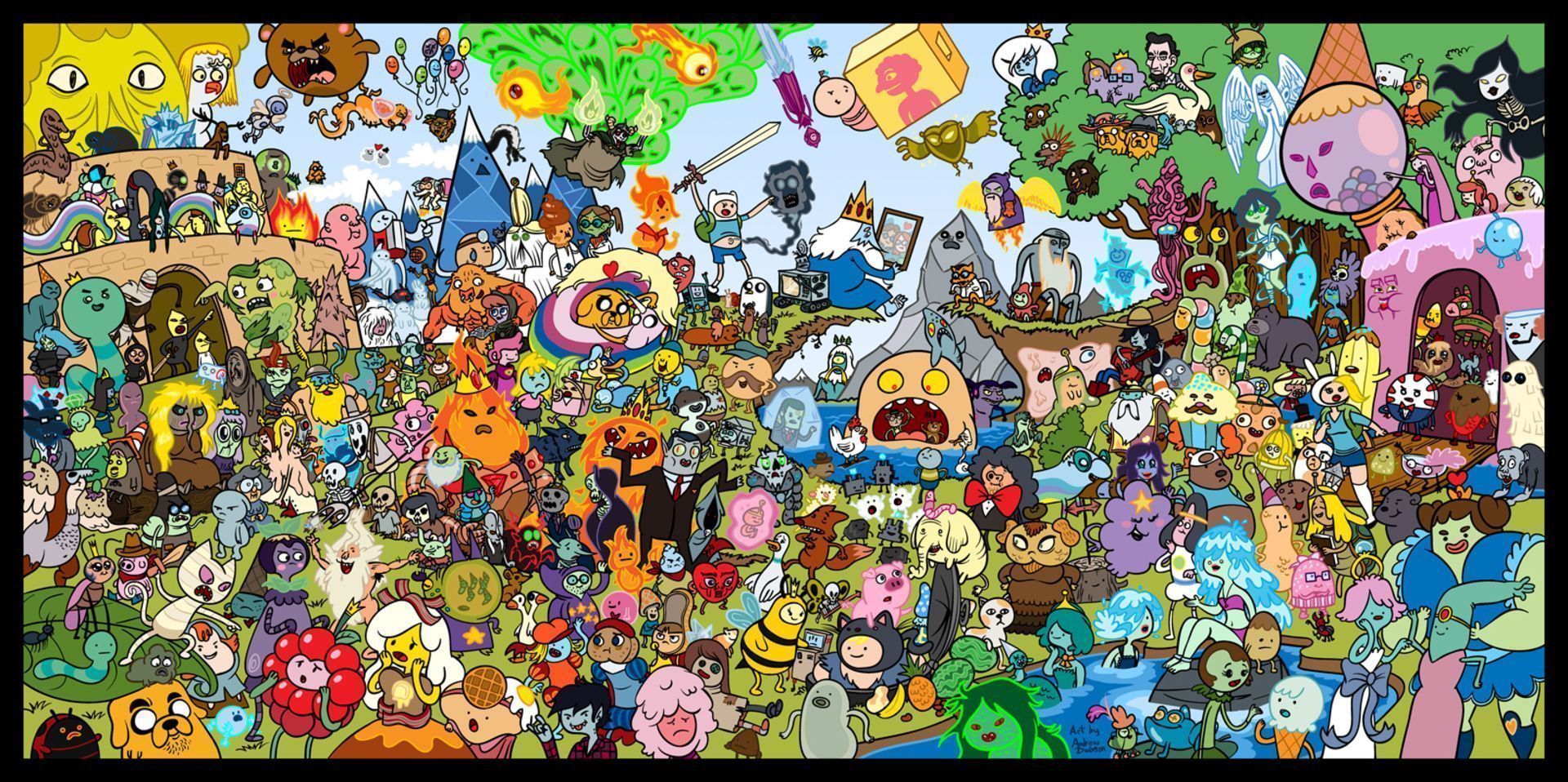 Adventure Time characters wallpaper by eddy1992 on DeviantArt - Adventure Time