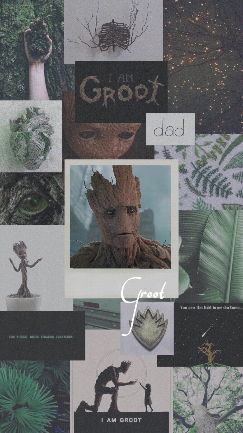 Groot phone background I made for my phone! - Guardians of the Galaxy