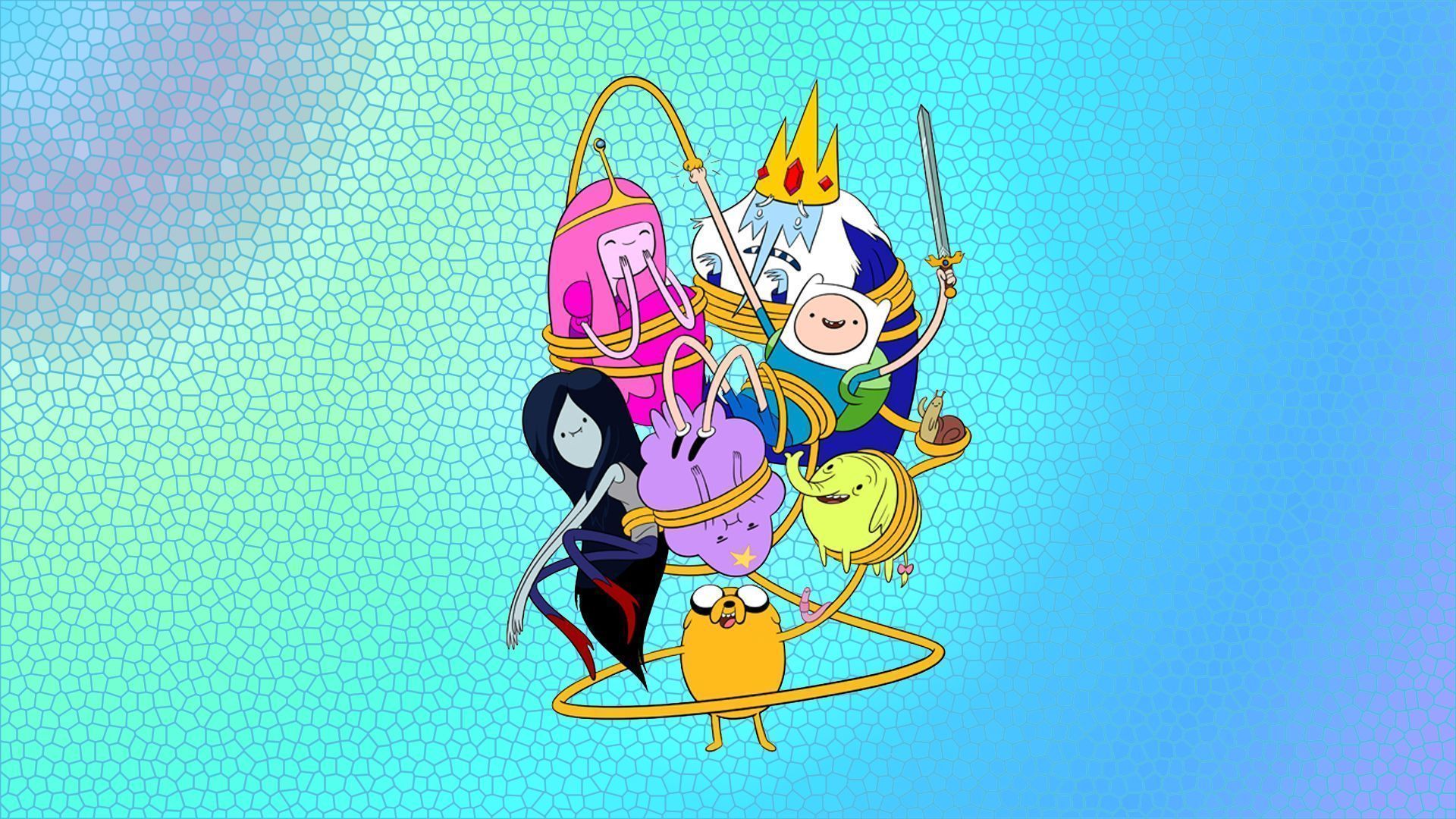 Adventure Time wallpaper 1920x1080 - Cartoon Network - TV Series - Finn the Human - Jake the Dog - Princess Bubblegum - BMO - Lumpy Space Princess - Marceline the Vampire Queen - - Adventure Time