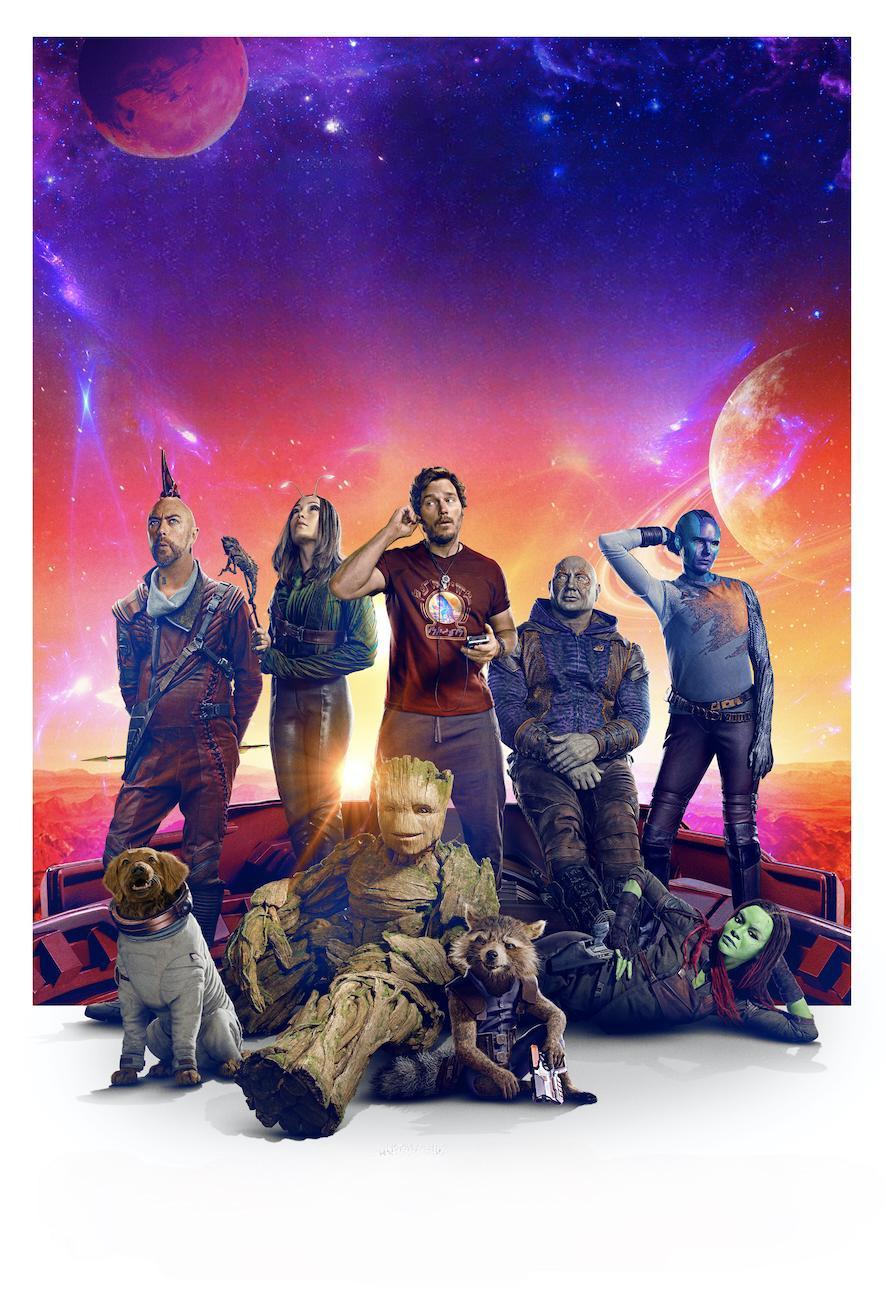 Textless Poster for Guardians of the Galaxy Vol. 3