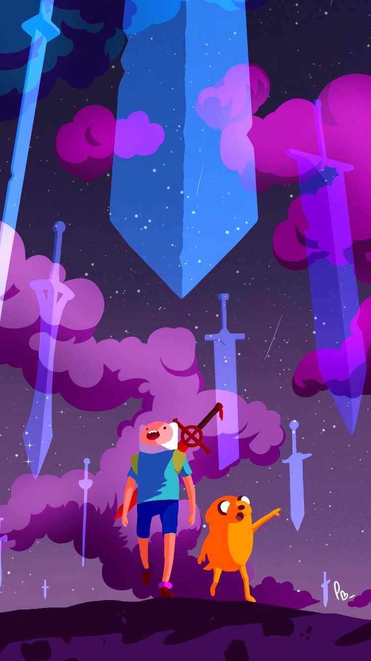 Adventure Time wallpaper for iPhone with high-resolution 1080x1920 pixel. You can use this wallpaper for your iPhone 5, 6, 7, 8, X, XS, XR backgrounds, Mobile Screensaver, or iPad Lock Screen - Adventure Time