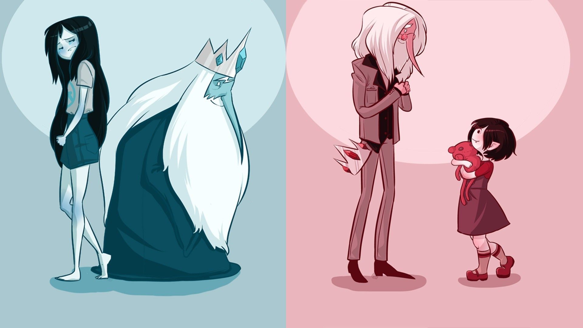 I'm so in love with this picture of Marceline and Bubblegum. - Adventure Time