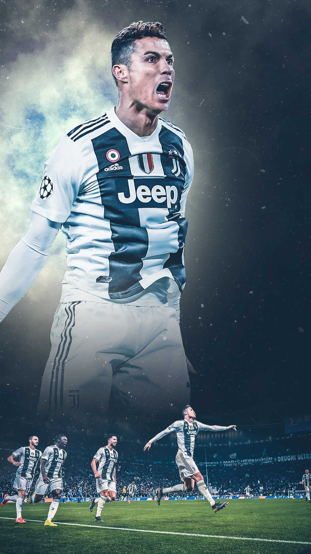 Cristiano Ronaldo Wallpaper iPhone with image resolution 1080x1920 pixel. You can make this wallpaper for your iPhone 5, 6, 7, 8, X backgrounds, Mobile Screensaver, or iPad Lock Screen - Cristiano Ronaldo