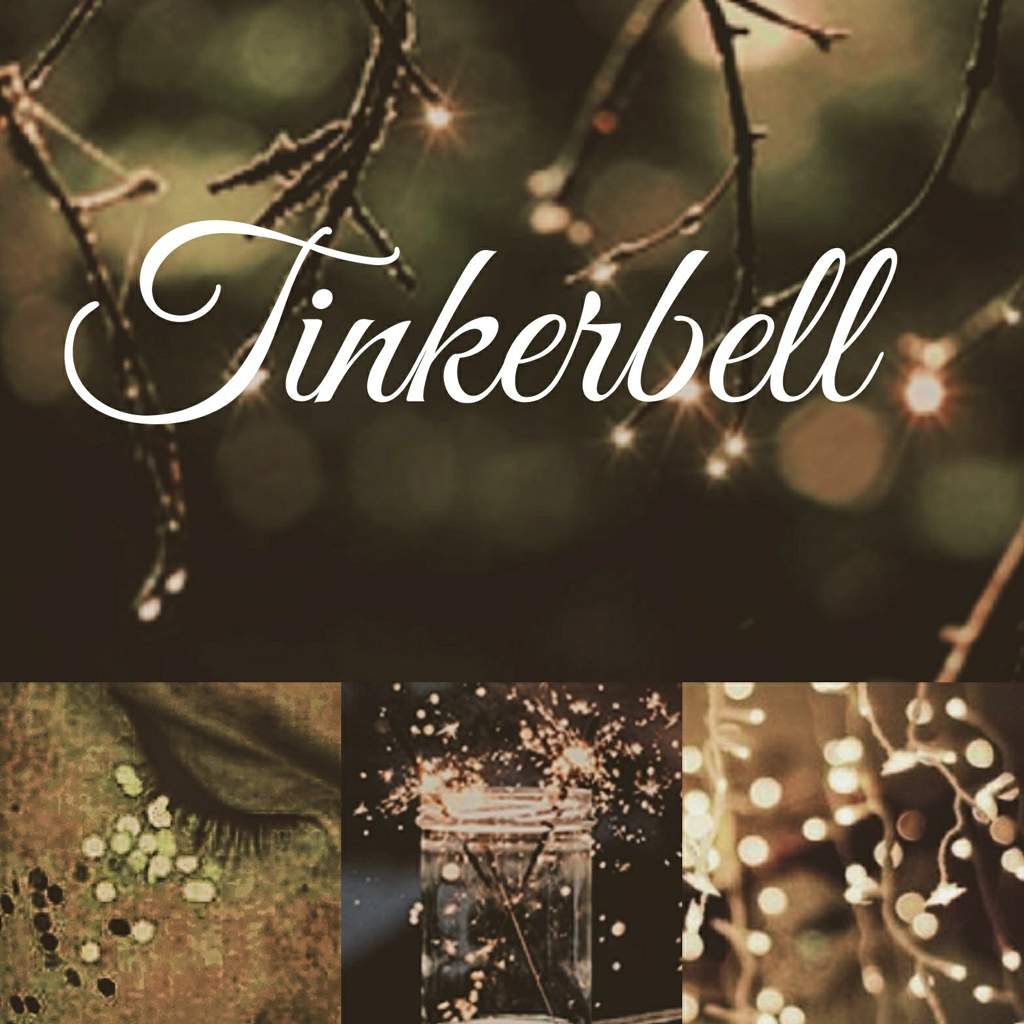 Tinkerbell wallpaper with 4 different pictures of the word Tinkerbell - Tinkerbell