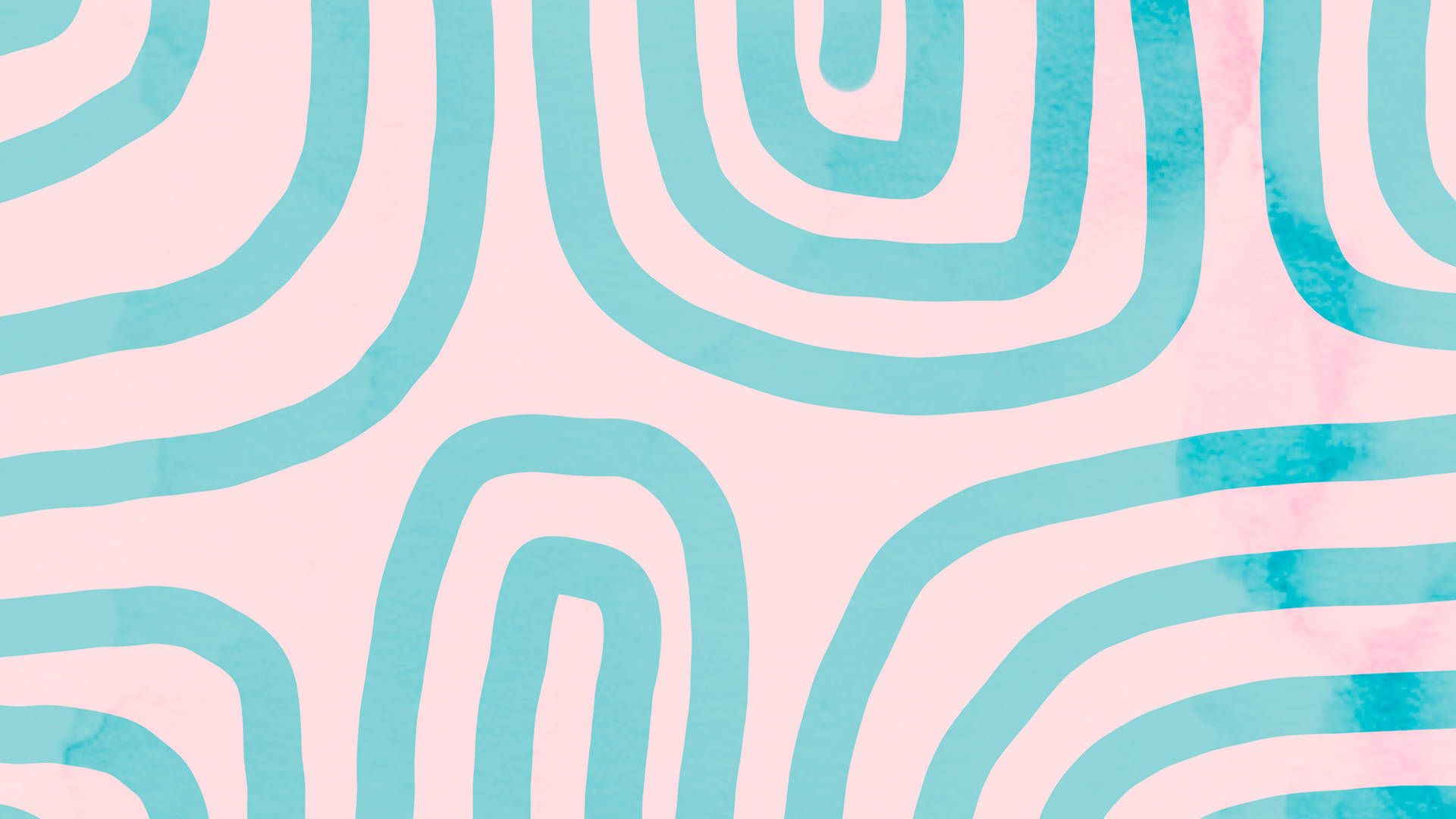 A blue and pink pattern on white - Abstract