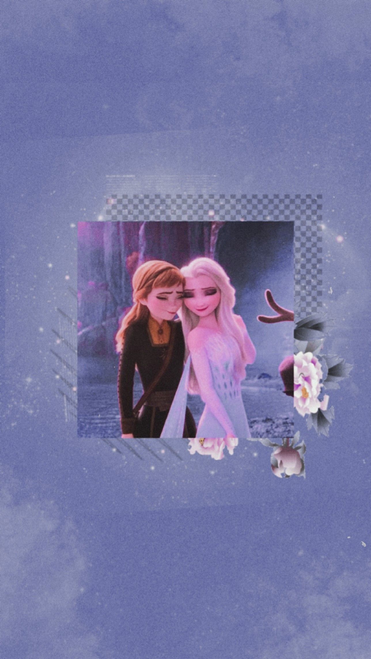 A picture of two people in the snow - Elsa