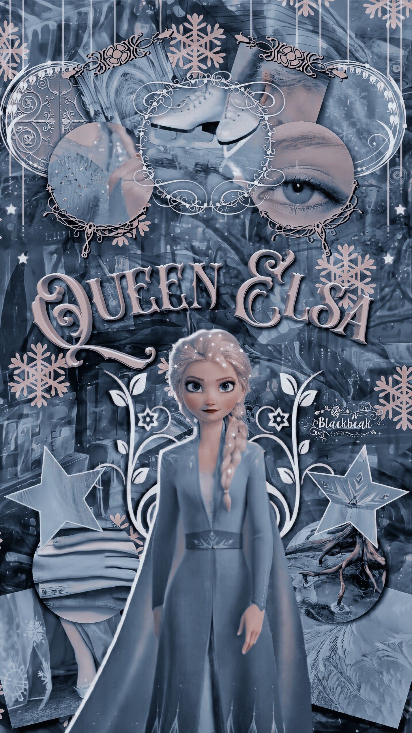 A poster of the character queen elsa - Elsa