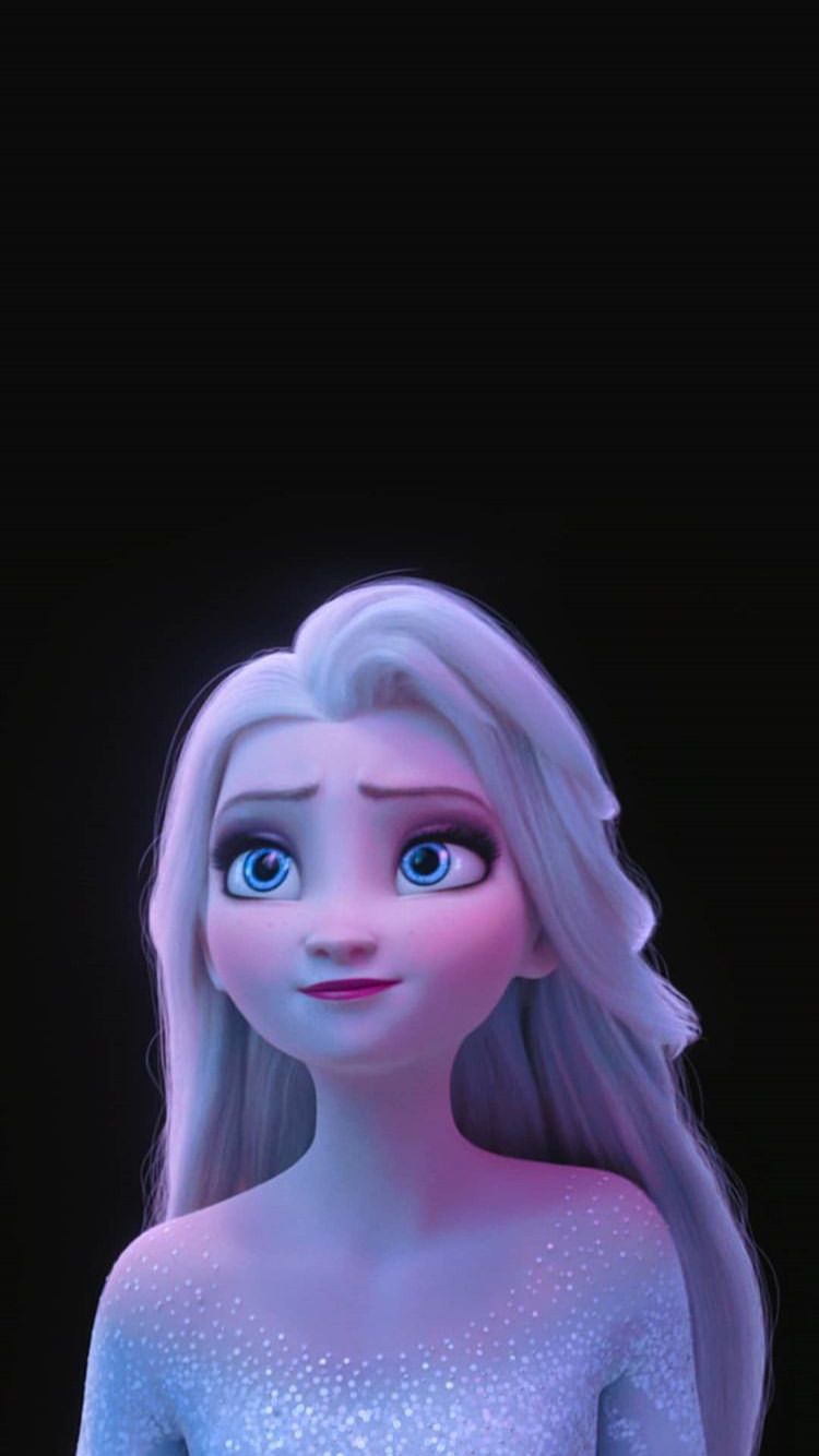 A beautiful Frozen wallpaper of Elsa with blue eyes and blonde hair. - Elsa