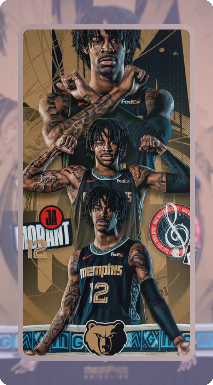 A basketball player with his arms crossed - Ja Morant