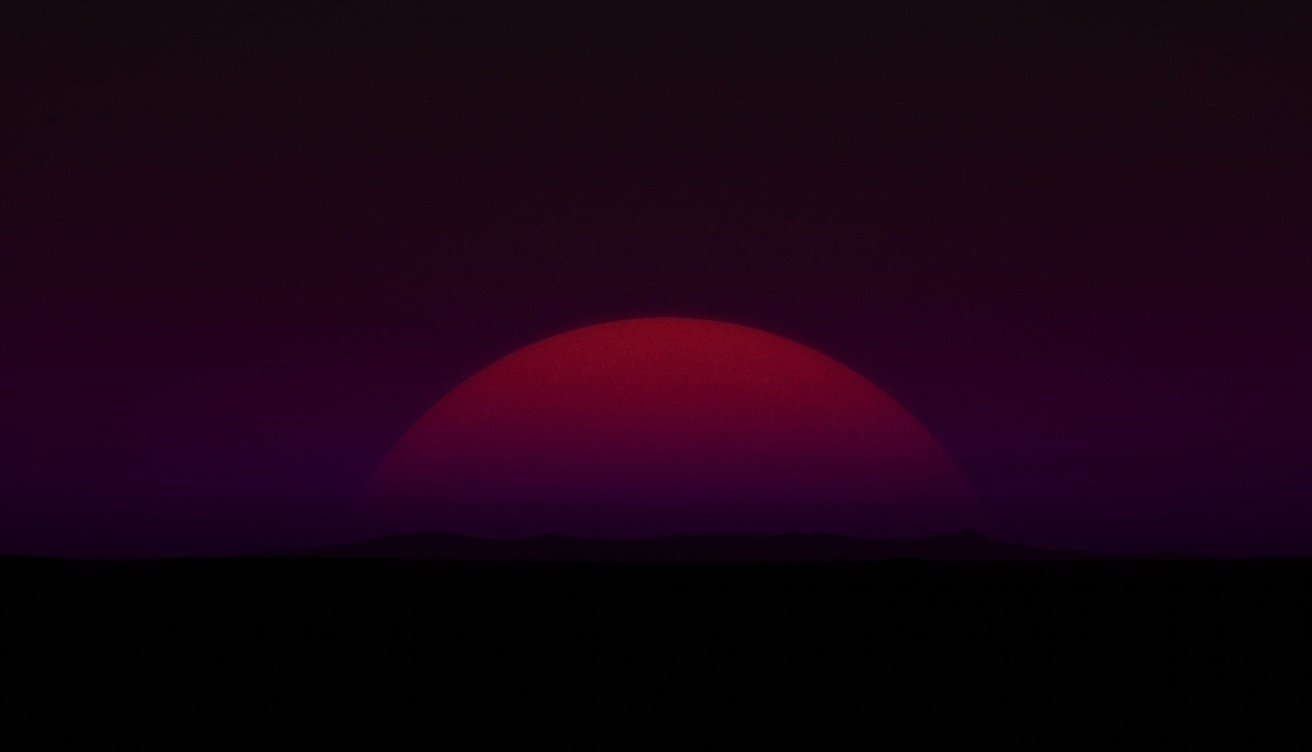 Video Game Space Engine Aesthetic Horizon Planet Wallpaper