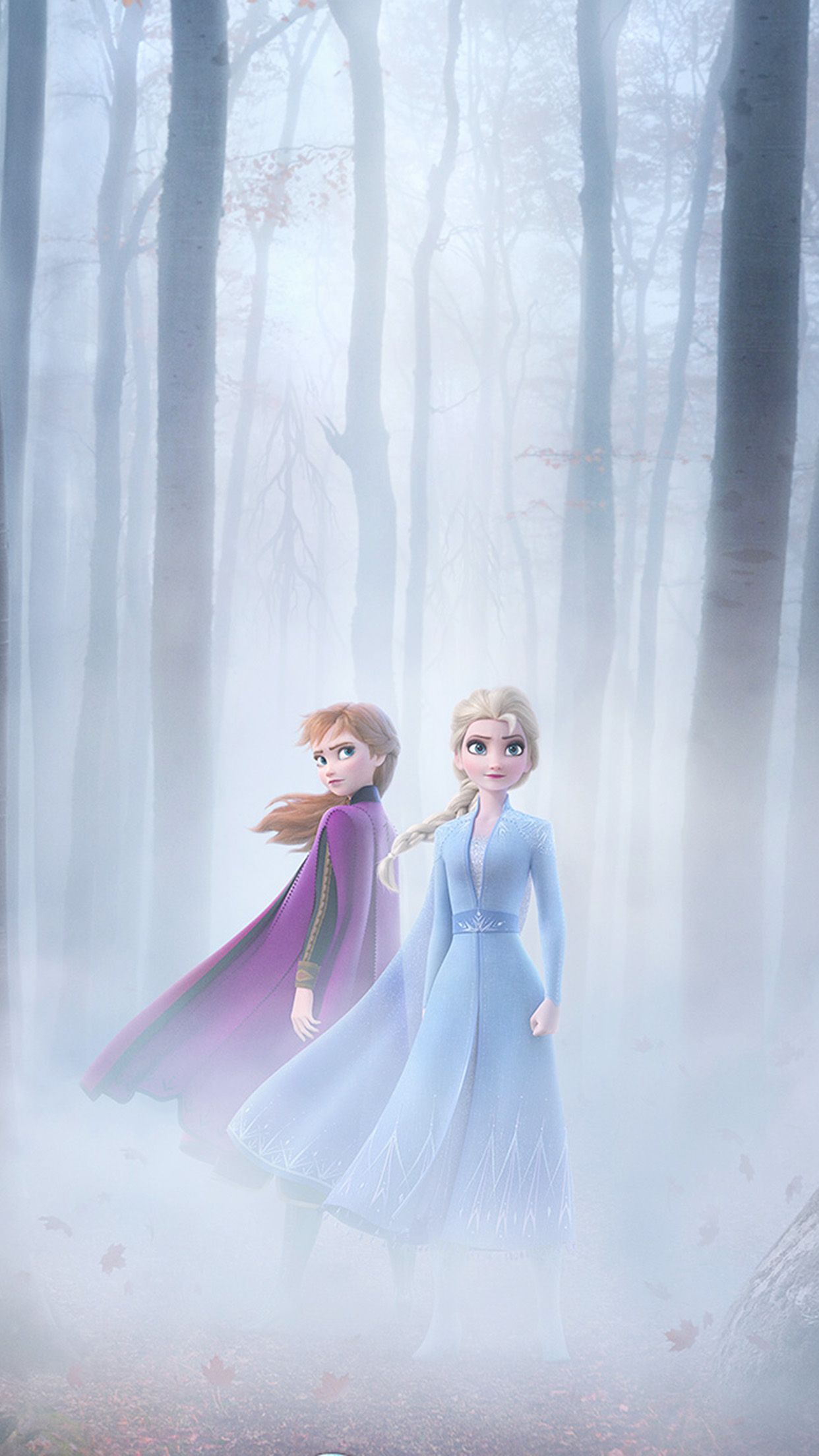 Elsa and Anna from Frozen 2 wallpaper for iPhone, Android, desktop and other devices - Elsa