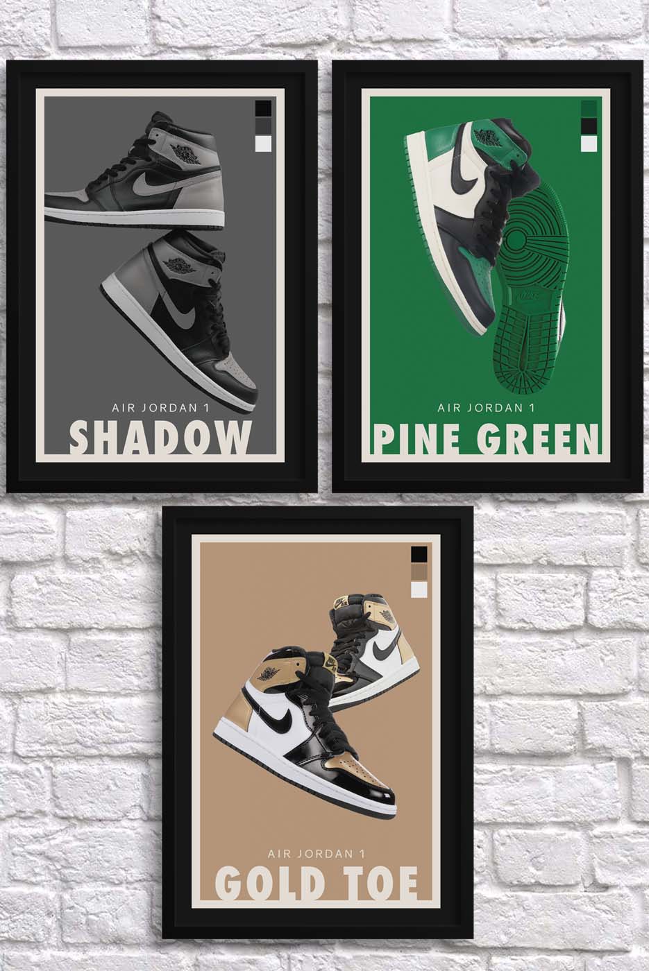 Jordan 1 Sneaker Digital Poster Pack