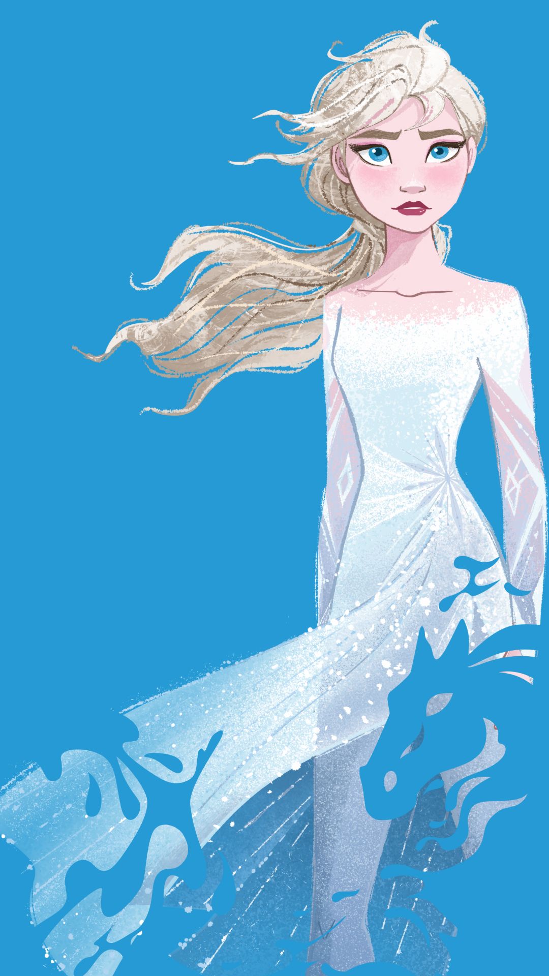 Elsa frozen 2 iPhone wallpaper with high-resolution 1080x1920 pixel. You can use this wallpaper for your iPhone 5, 6, 7, 8, X, XS, XR backgrounds, Mobile Screensaver, or iPad Lock Screen - Elsa