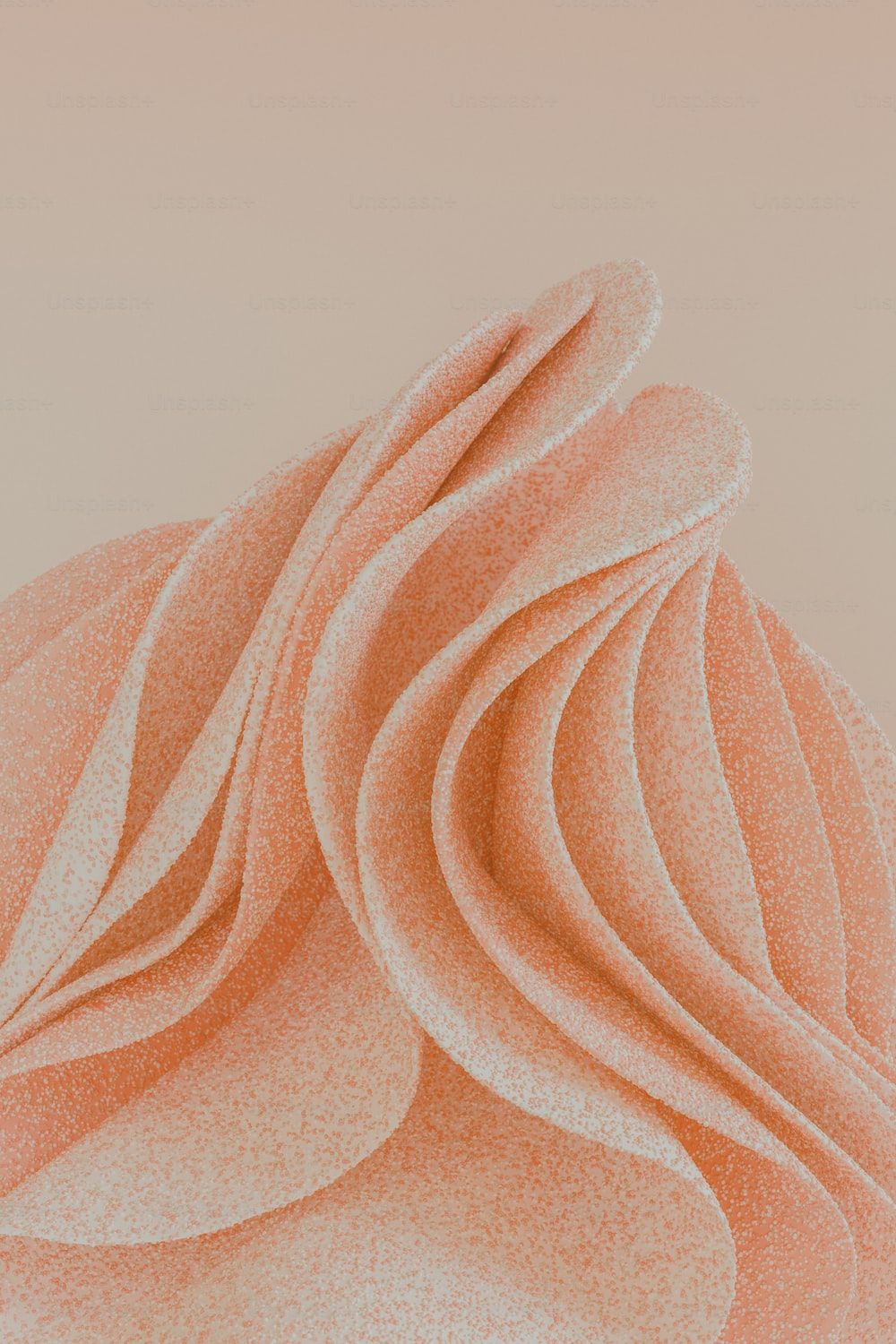 A close up of an orange dessert - Soft pink
