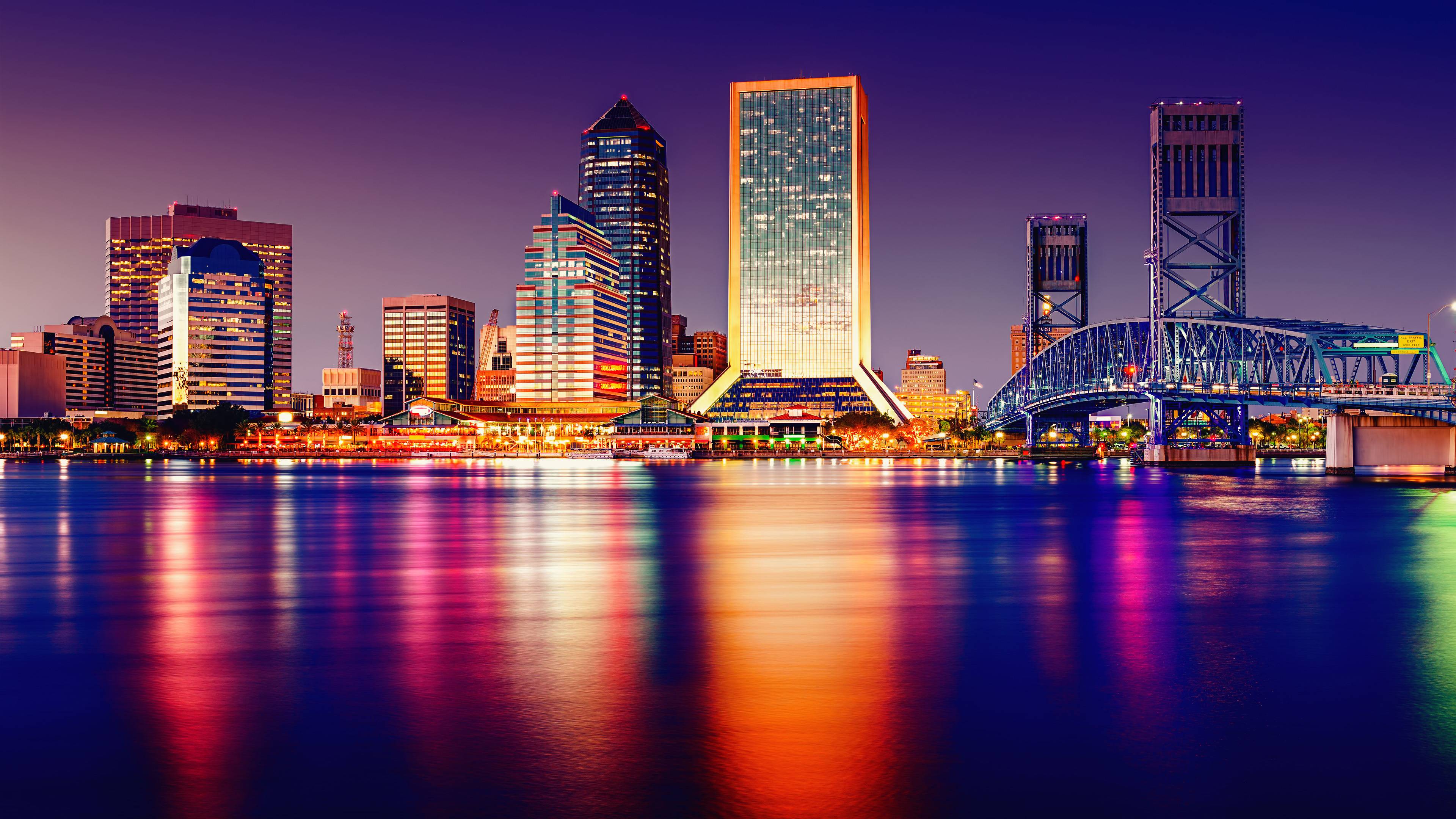 Florida Cityscape 4k 4k HD 4k Wallpaper, Image, Background, Photo and Picture