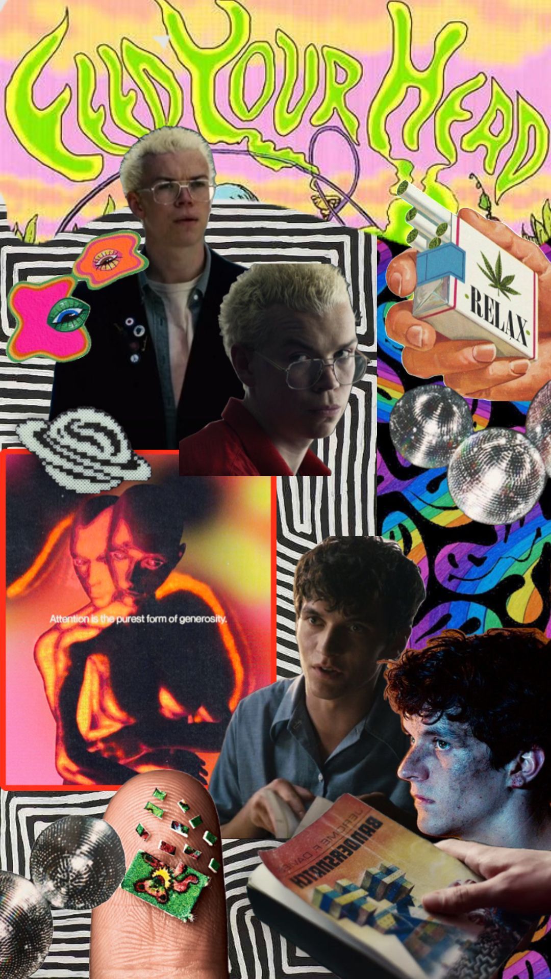 bandersnatch #colinritman #willpoulter #fionnwhitehead. Create collage, Creative play, Will poulter