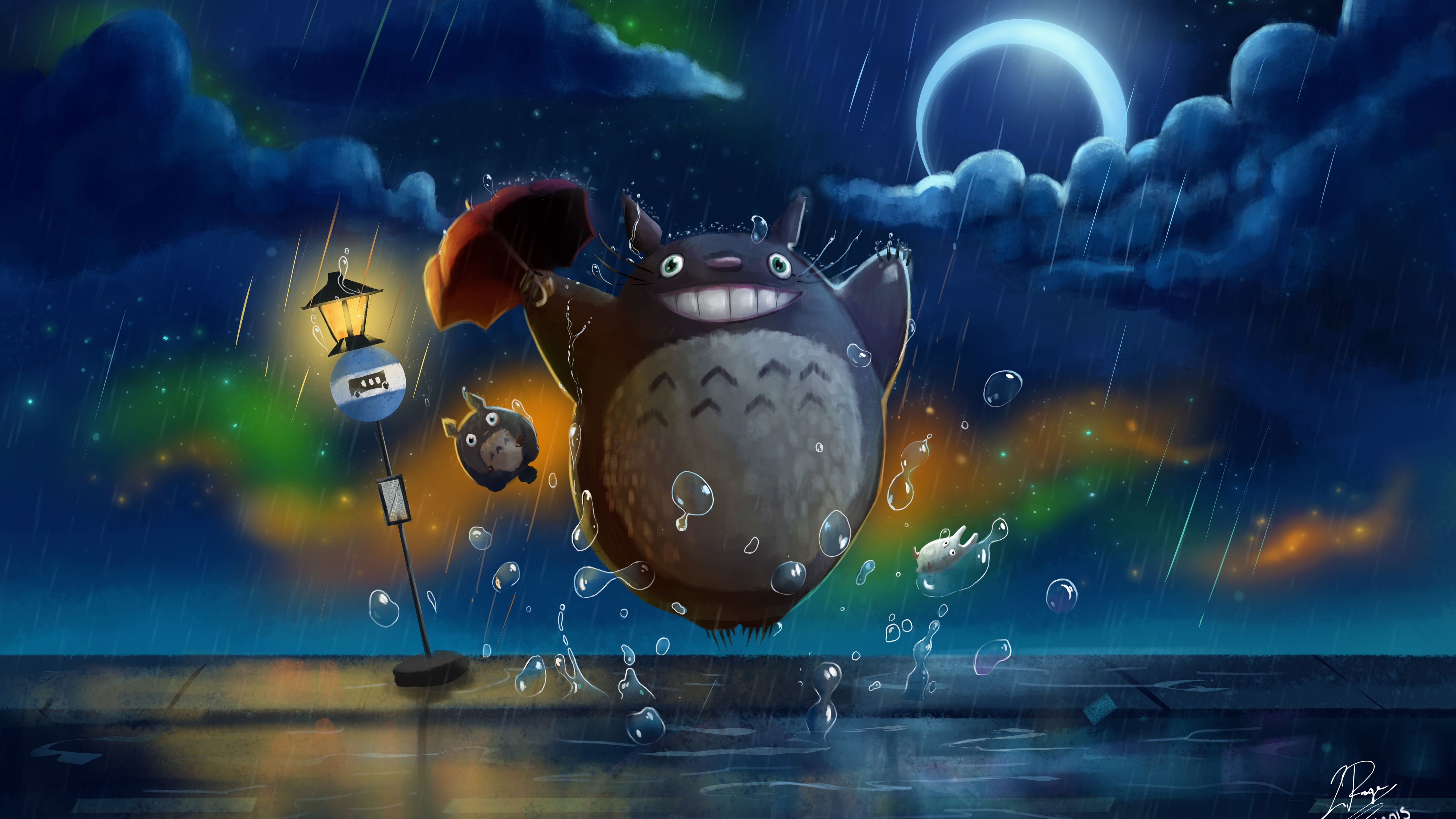 My Neighbor Totoro Wallpaper 4K, Tonari no Totoro