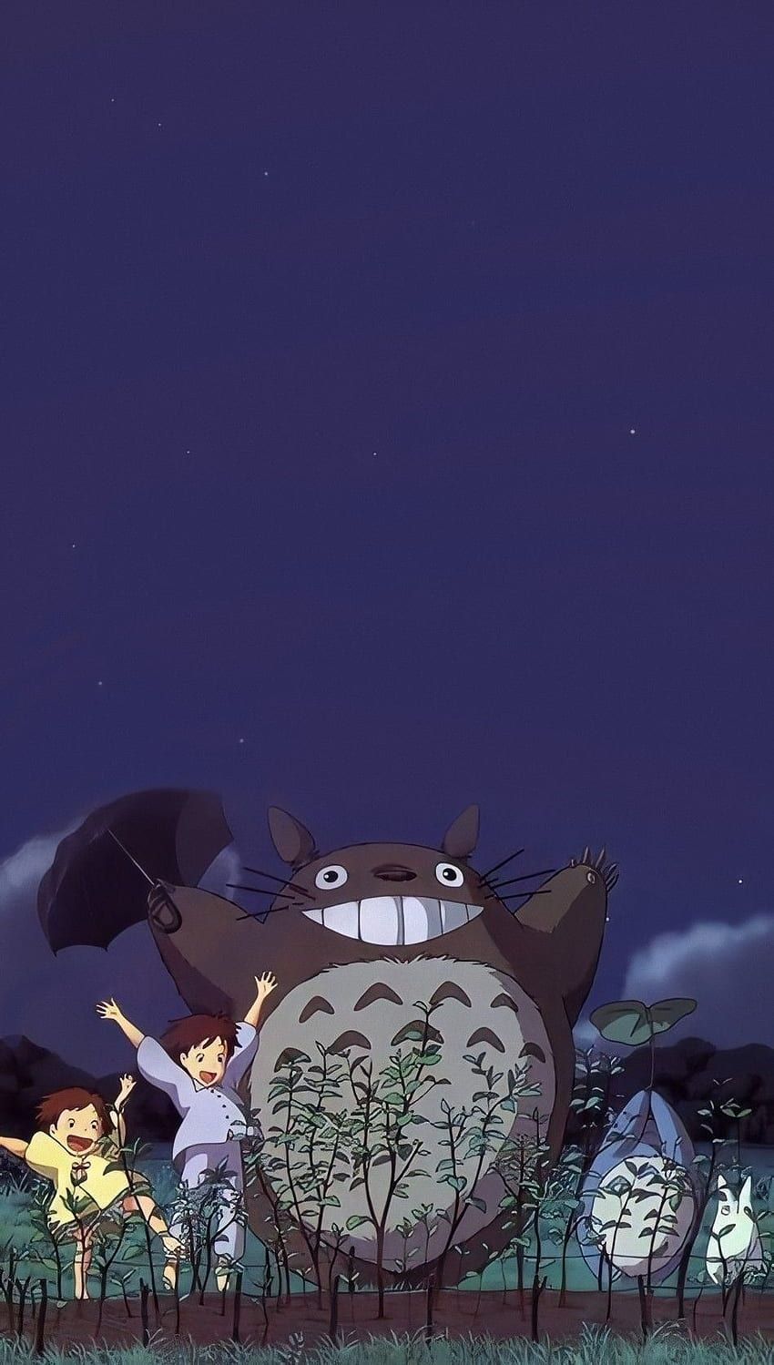 Aesthetic anime totoro HD wallpaper