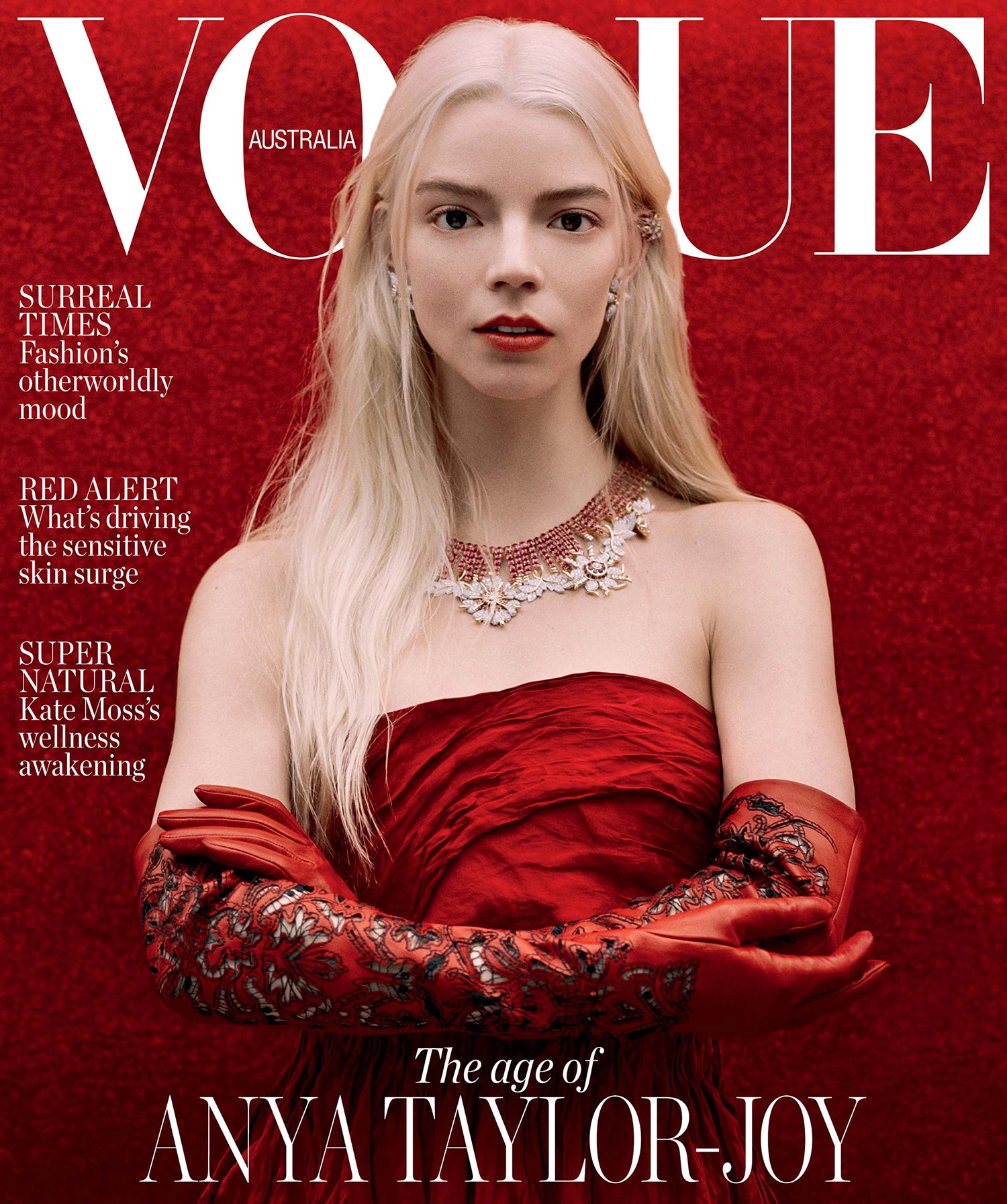 Anya Taylor Joy In Dior On Vogue Australia October 2022 By Jess Ruby James