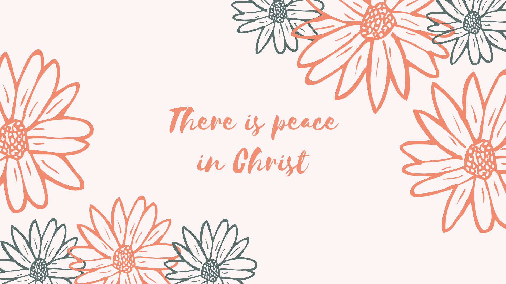 Peace in Christ Desktop Wallpaper