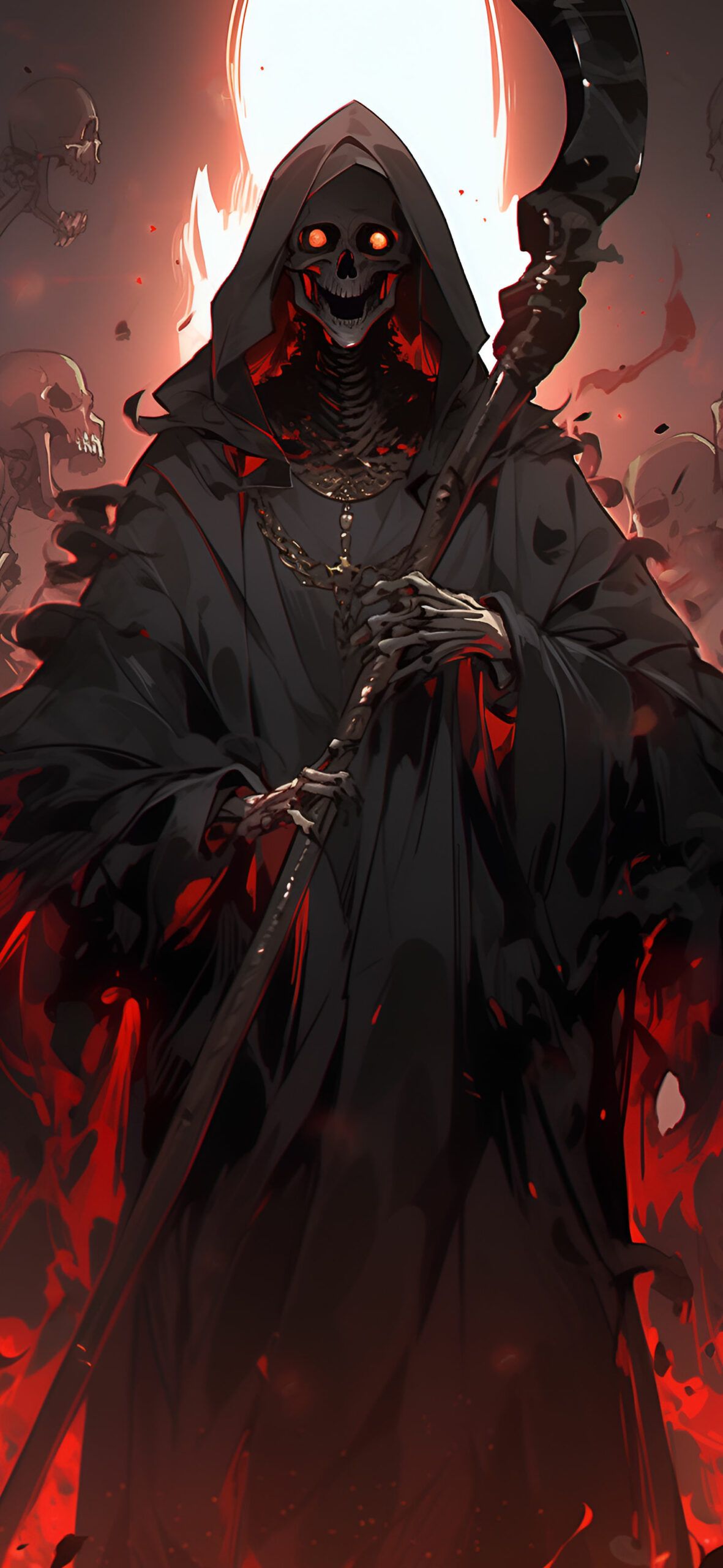 The Grim Reaper Creepy Wallpaper Wallpaper iPhone