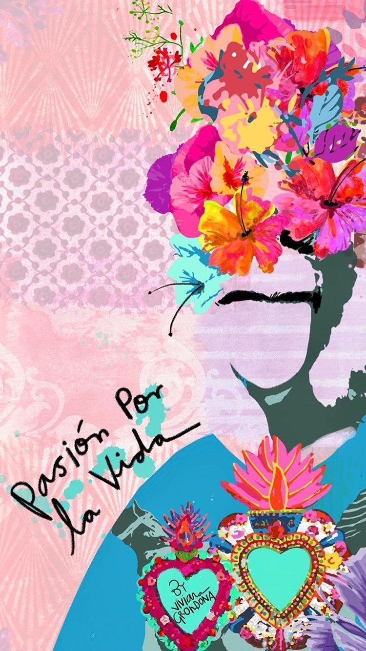 Frida Kahlo iPhone Wallpaper