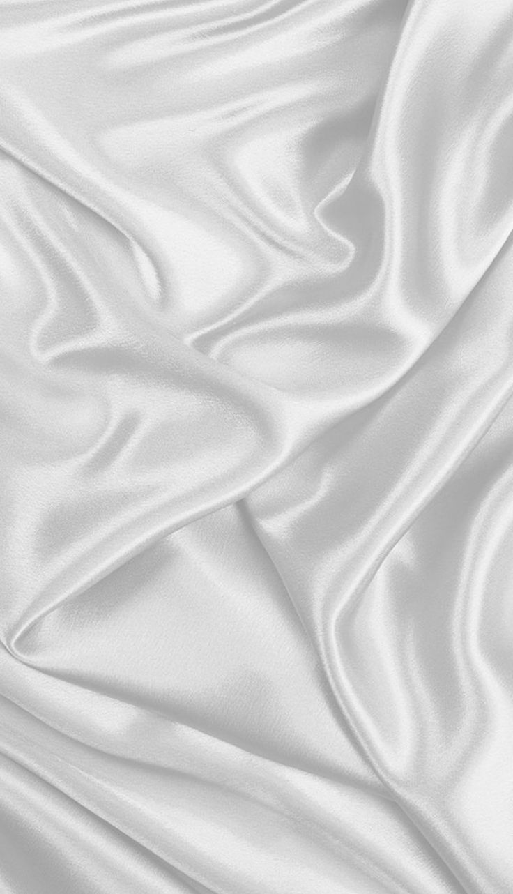 A close up of white silk fabric - Silk